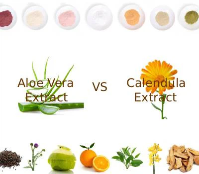অ্যালোভেরা এক্সট্র্যাক্ট বনাম ক্যালেন্ডুলা এক্সট্র্যাক্ট: ত্বক মেরামত এবং পুন...